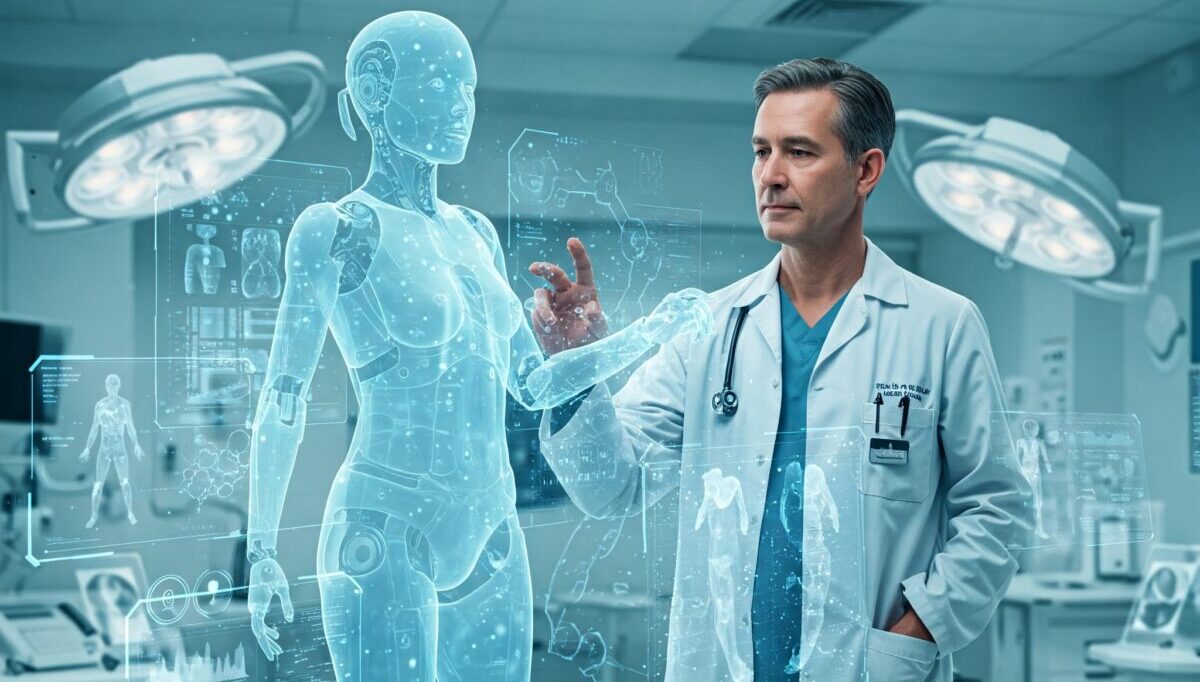 IA medica e salute digitale: simboli di innovazione sanitaria