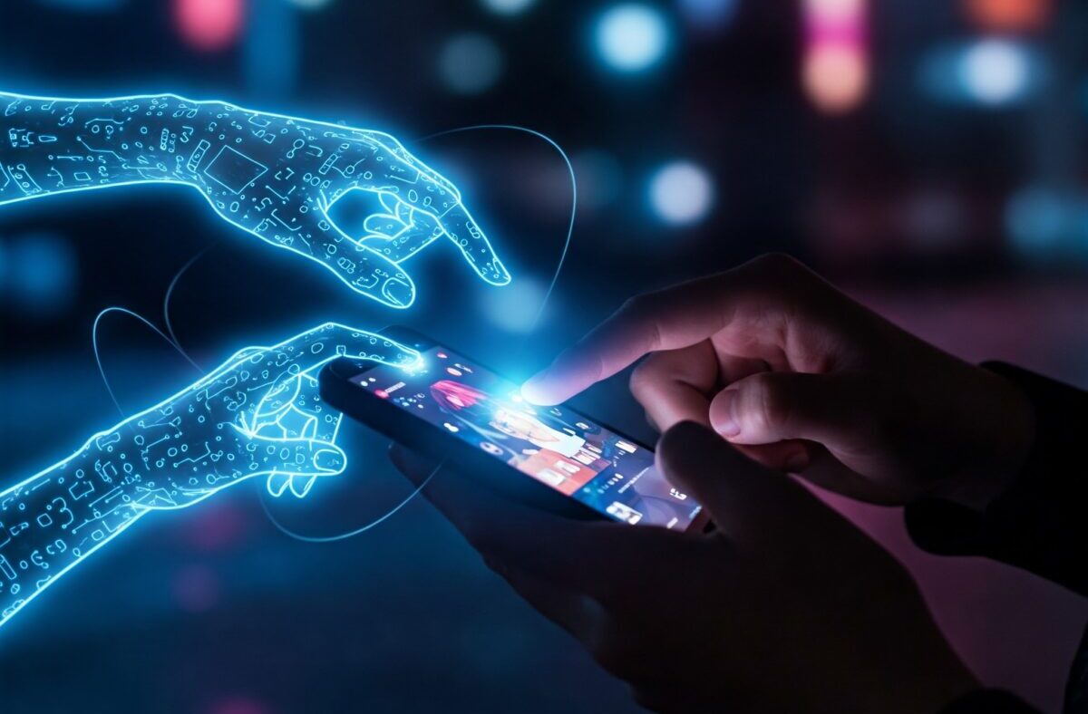 Algoritmo di intelligenza artificiale che seleziona contenuti nei social media